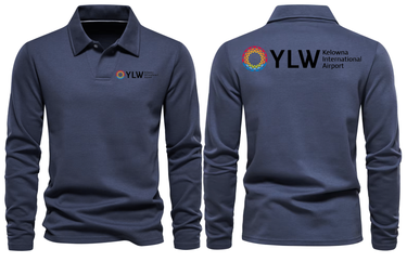 YLW AIRPORT LONG SLEEVE POLO